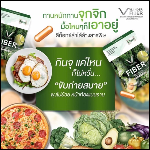 ดีท็อกซ์ผัก Vlender Fiber