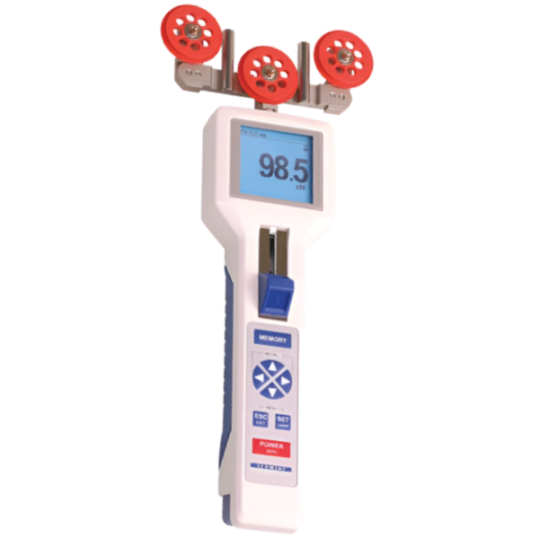 CheckLine รุ่น DTXF-200เครื่องวัดและบันทึกค่าข้อมูลความตึงแบบดิจิตอลแสดงผลแบบตัวเลข เอาต์พุตUSB , Optic fiber digital tension meter with data logging and USB output , Tension Range: 1~200.0 grams or cN / 0.1 ,head: 140mm