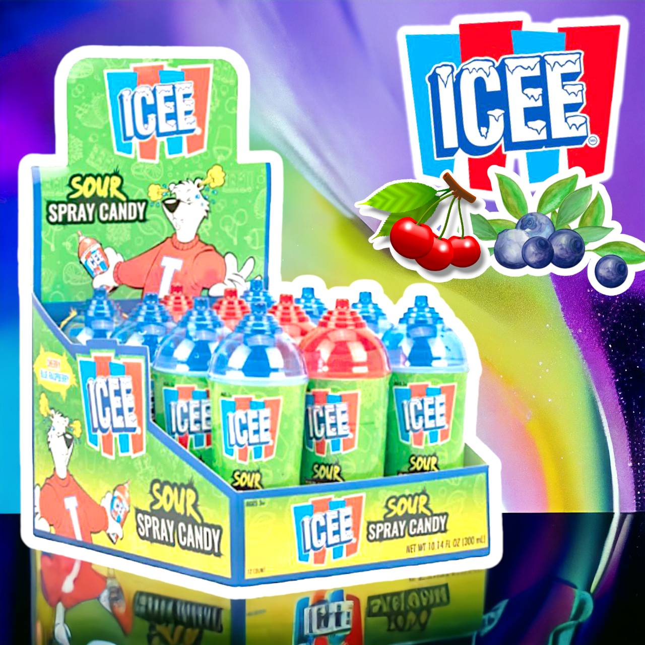 นำเข้า USA ลูกอมสเปรย์ Icee Sour 🍭🍬