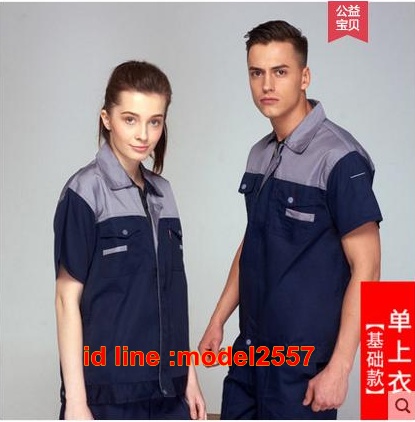 M6108007 เสื้อช่าง,เสื้อช้อป,เสื้อวิศวกร,เสื้อช่างยนตร์,เสื้อช่างไฟฟ้า,เสื้อช่างกลโรงงาน สีภาพ S-4XL M6108007 ชุด