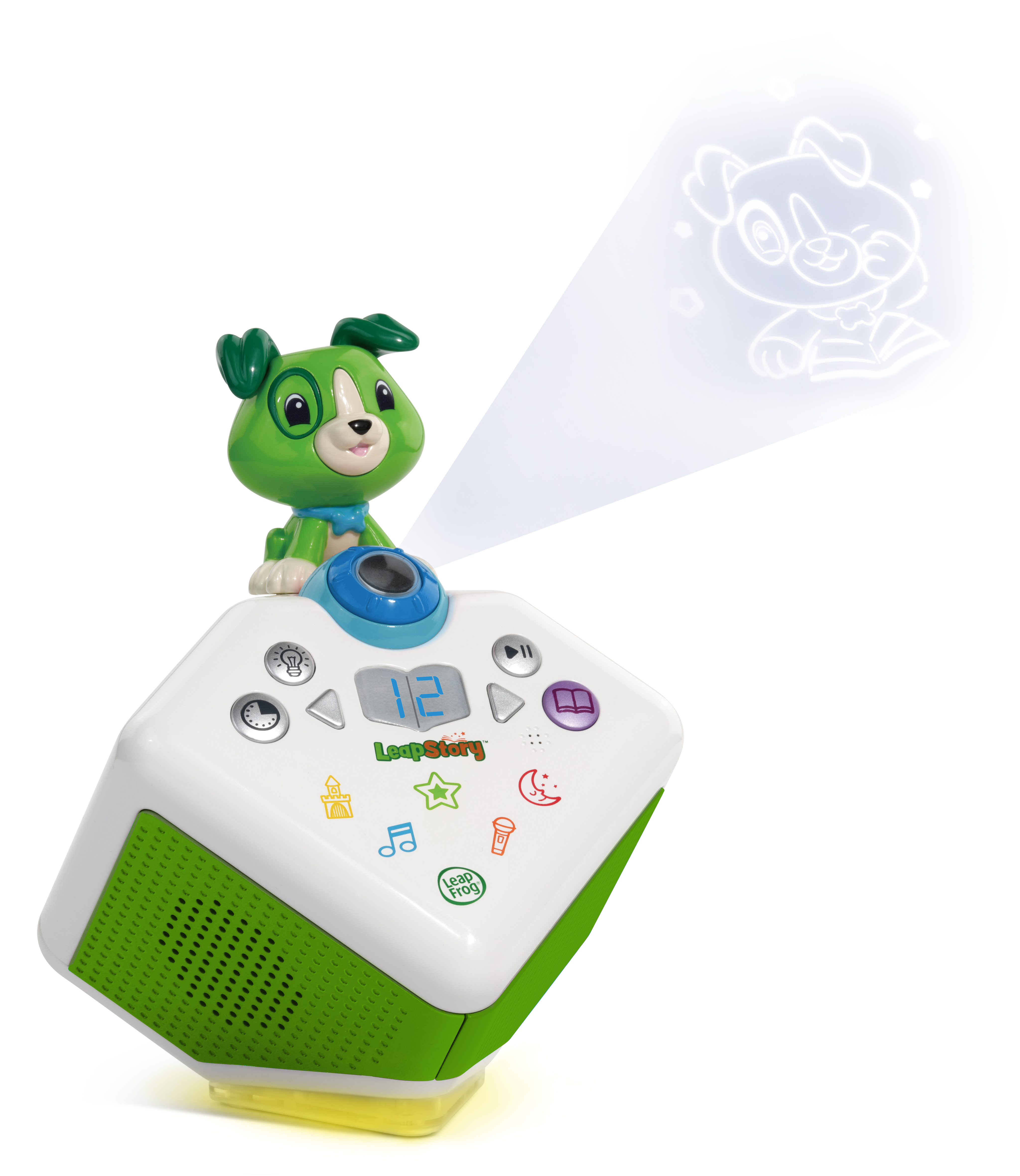 เครื่องเล่านิทานพร้อมฉายภาพ LeapFrog LeapStory Scout Daytime and Bedtime Story Reading Projector