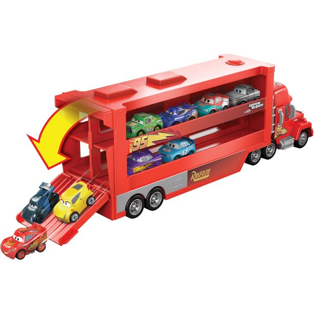 รถเทรลเลอร์ขนส่งรถยนต์ Disney Pixar Cars Mack Mini Racers Hauler ราคา 1,290 - บาท