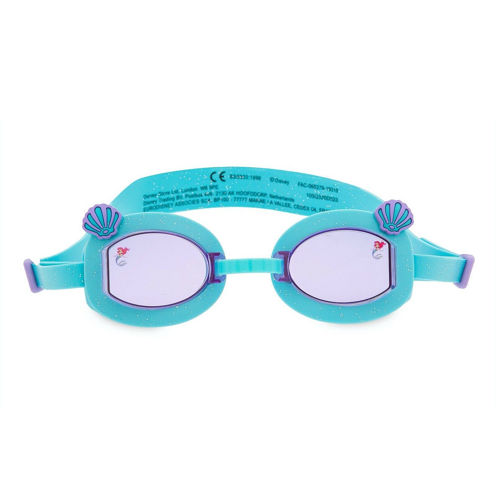 Disney Store The Little Mermaid Ariel Swim Goggles แว่นตาว่ายน้ำ ลาย เอเรียล