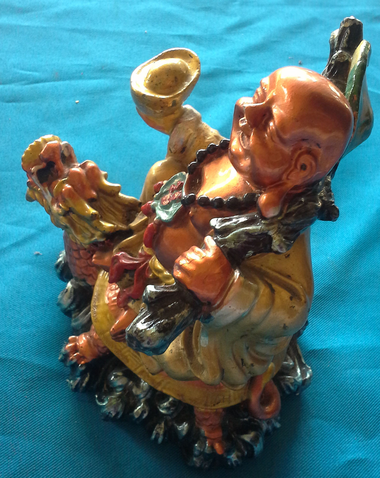 พระสังกัจจายน์นั่งมังกร