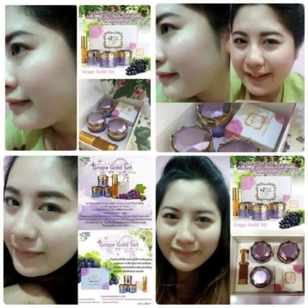 เซตครีมองุ่นทองคำหน้าใส Grape Gold Set By Freshy Face