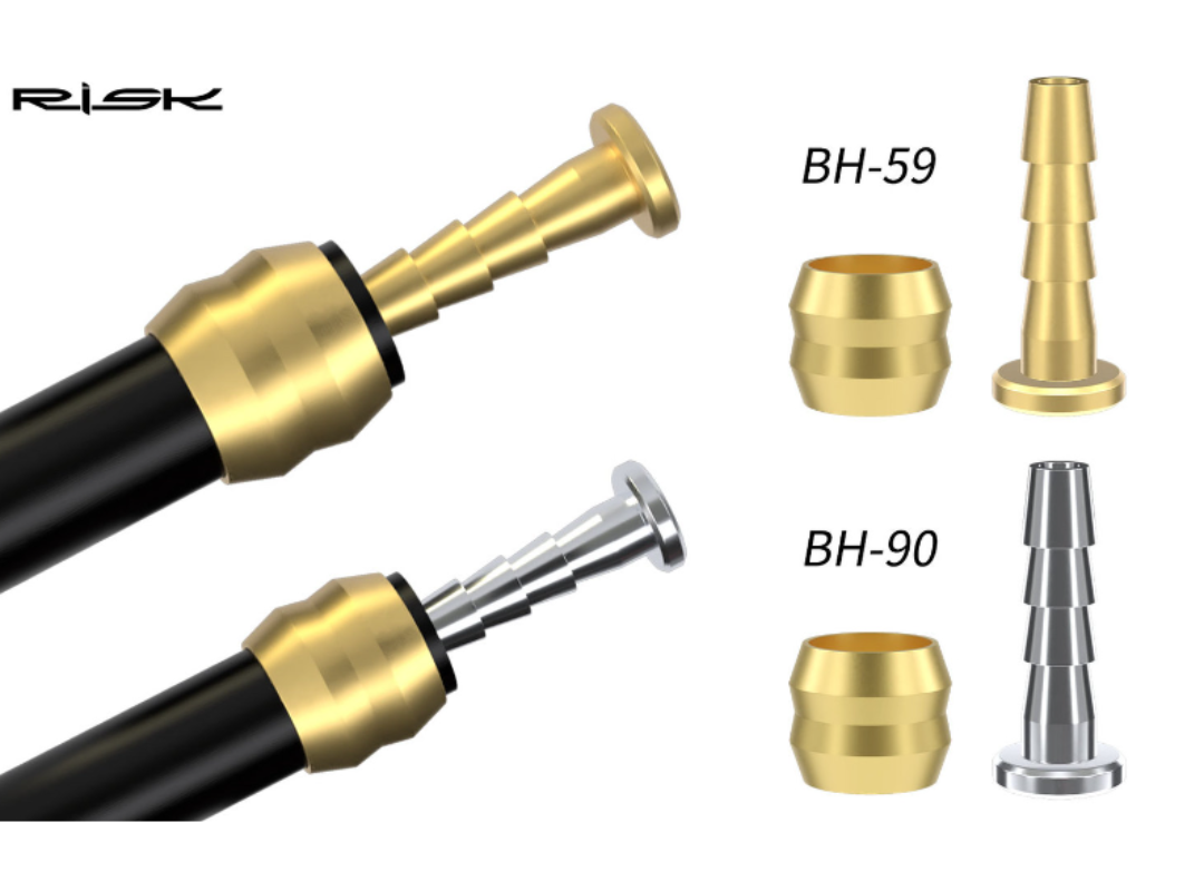 RISK ตาไก่ อะไหล่ CONNECTING BOLT รหัส BH-59 / BH-90 สำหรับสายเบรค ดิสน้ำมัน Shimano