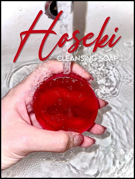 สบู่โฮเซกิ Hoseki Cleansing Soap สบู่แดงทับทิม ของแท้
