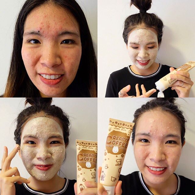 Creamy Coffee Scrub Mask (สครับมาส์กกาแฟ ลิตเติ้ลเบบี้)