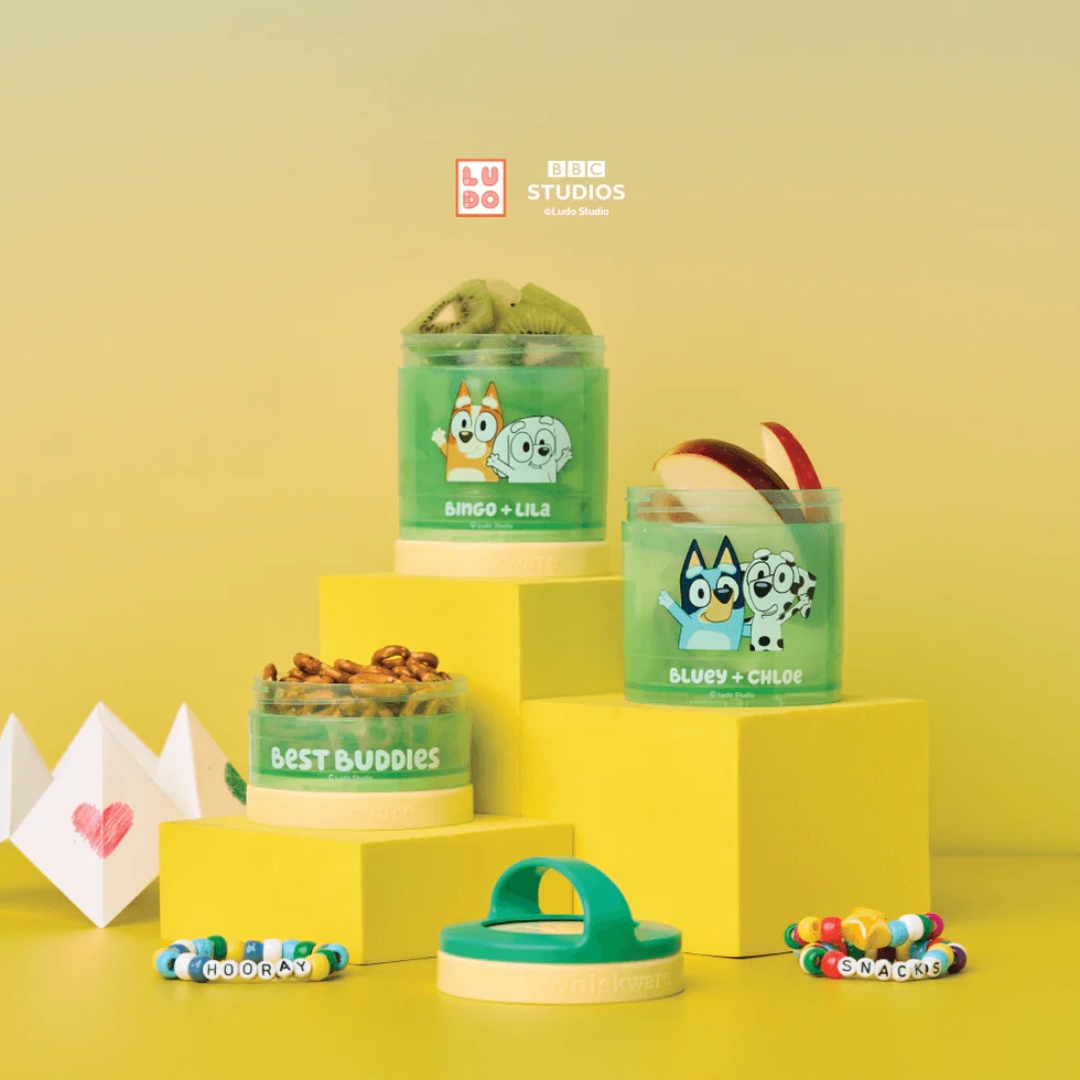 🎉นำเข้า📢 พกพาง่าย ไม่หกเลอะเทอะ! Whiskware Snack Containers!ให้มื้ออาหารว่างของลูกสนุกขึ้น 10 เท่า ราคา 1690 บาท