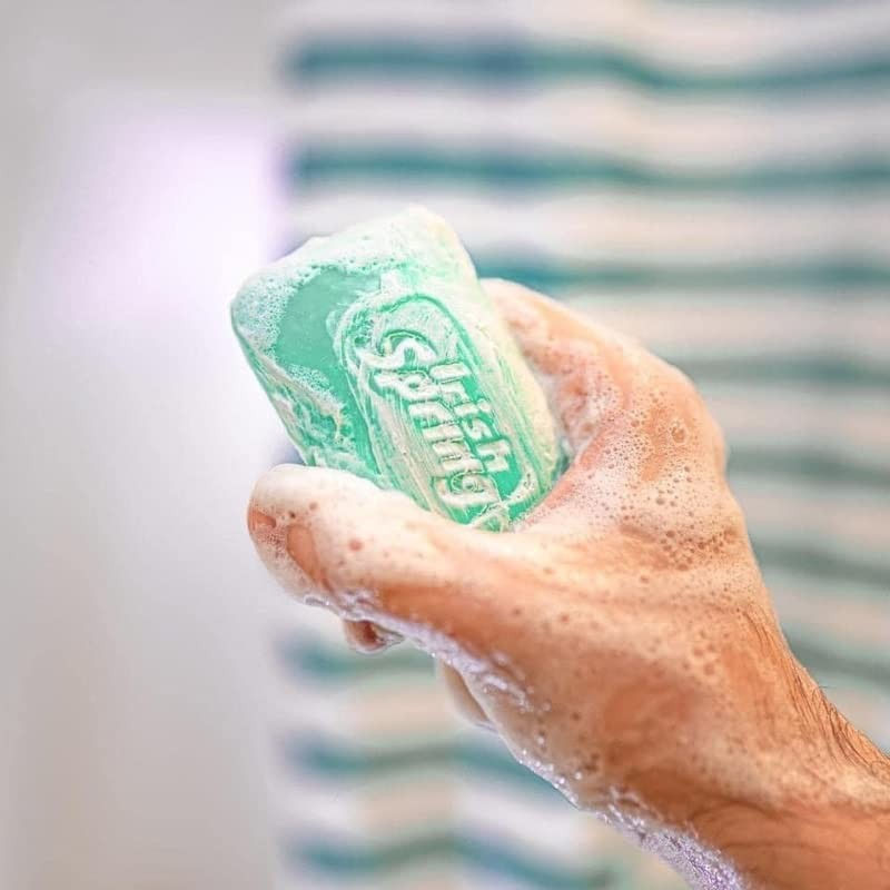 🧼🫧 สบู่ก้อนใช้ได้ทั้งชายและหญิงนำเข้าจาก🇺🇸 สดชื่นยาวนานกับIrish Spring ราคาเพียง 80 บาท / ต่อก้อน เพิ่มความมั่นใจให้ทุกวัน” 🚿