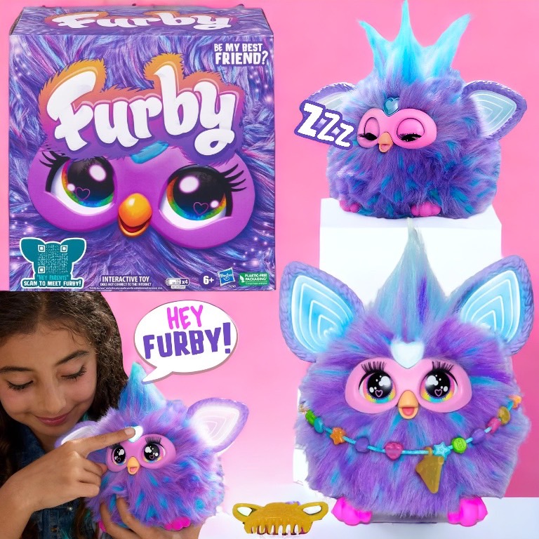 นำเข้า🇺🇸 ตุ๊กตาเฟอร์บี้ Furby Coral and Purple ,Interactive Plush Toys Voice Activated Animatronic ราคา 3,590 บาท