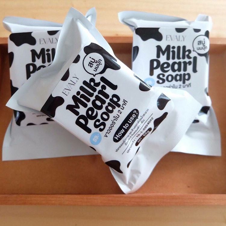 สบู่นมมุก (Milk pearl soap)