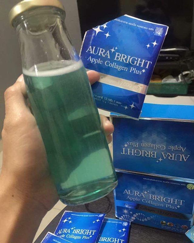 ออร่าไบร์ท แอปเปิ้ล คลอลาเจน พลัส (Aura Bright Apple Collagen)