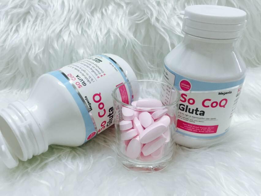 โซโคคิว กลูต้า (กลูต้าหิมะ So CoQ Gluta) โปรส่งฟรี EMS