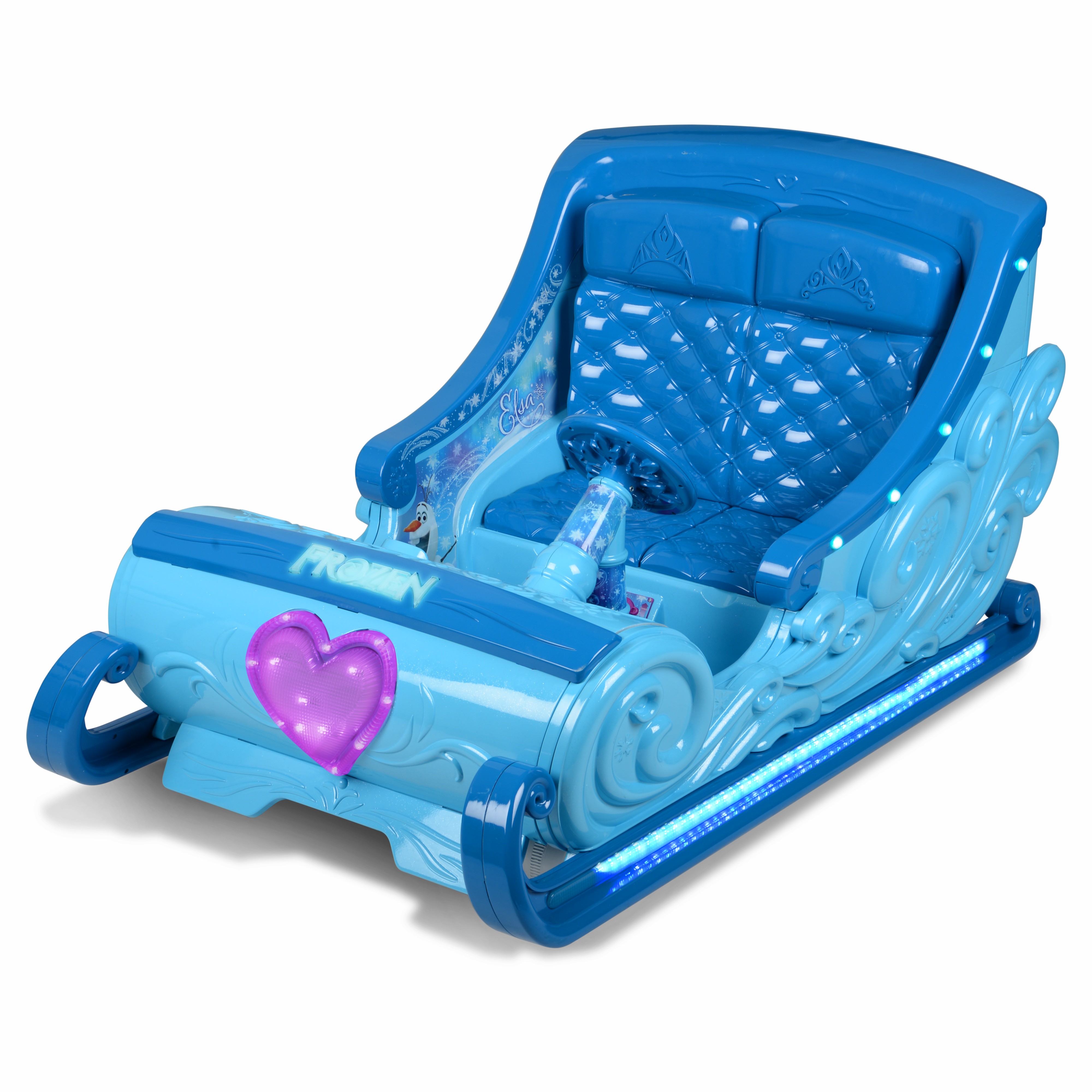 รถลากเลื่อนแบตเตอรี่ Disney Frozen 12-Volt Ride-On Sleigh คันใหญ่พิเศษนั่งได้2คน ไม่มีจำหน่ายทั่วไปในไทย นำเข้าจาก USA ลิขสิทธิ์แท้ 100%