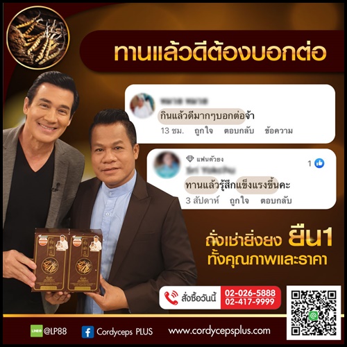 ถั่งเช่า ผสมมัลติวิตามินบี ถั่งเช่ายิ่งยง ของแท้