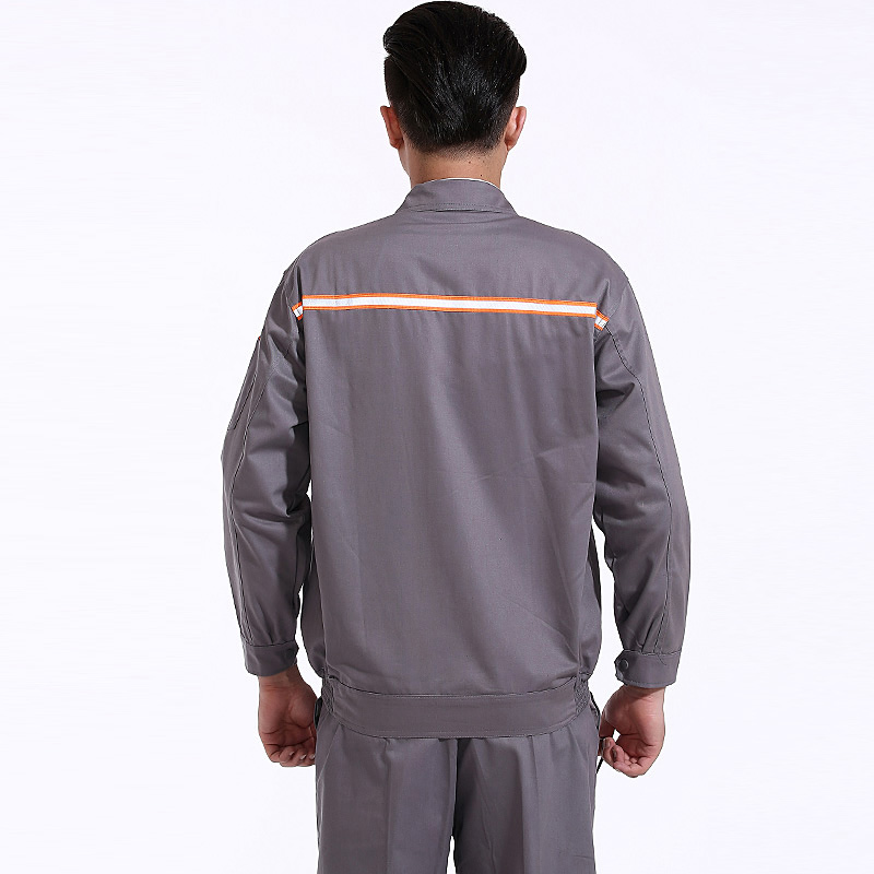 เสื้อช่าง,เสื้อช้อป,เสื้อวิศวกร,เสื้อช่างยนตร์,เสื้อช่างไฟฟ้า,เสื้อช่างกลโรงงาน เทา กรมท่า S-4XL M6211001 เสื้อ+กางเกง