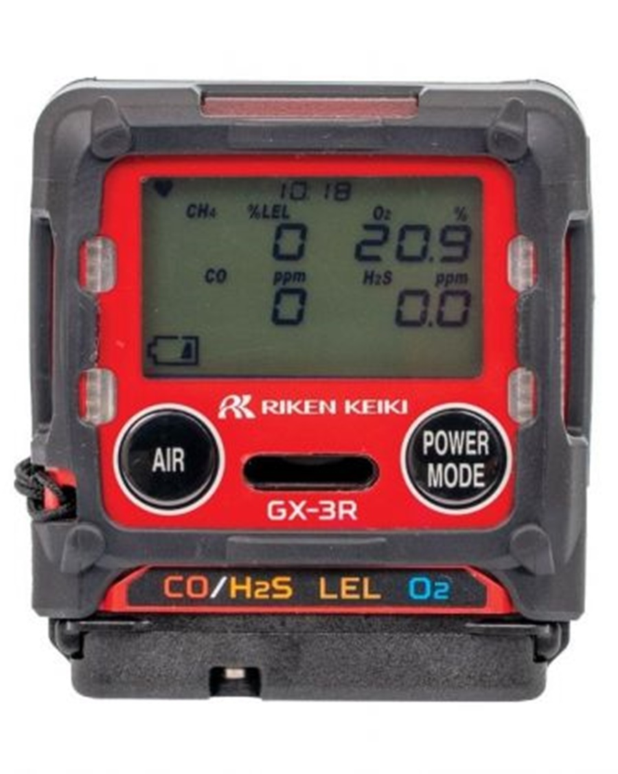 RikenKeiki รุ่น GX-3R-E เครื่องตรวจวัดแก๊สหลายชนิดแบบพกพา,Gas Confined 2Gases #Type-E(O2,H2S)