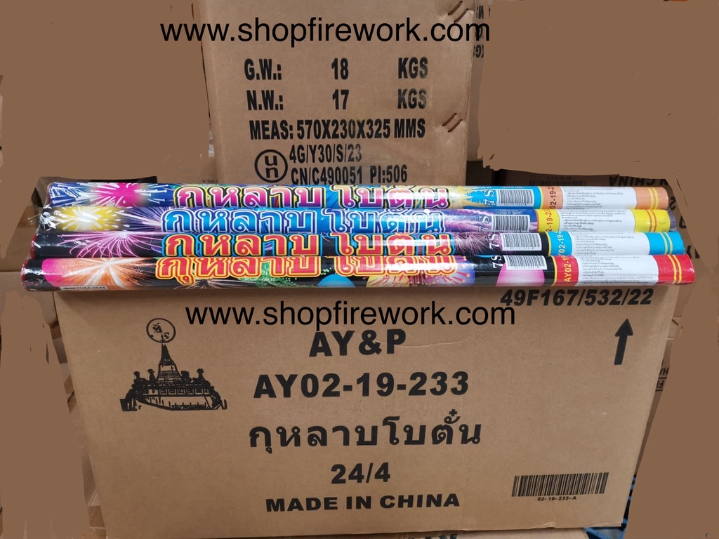 กุหลาบโบตั๋น7นัด(ลังละ24/4)
