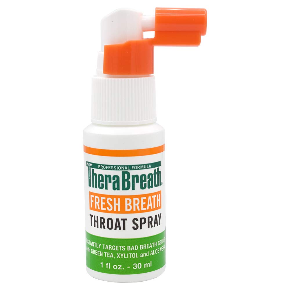 สเปร์ยระงับกลิ่นปาก TheraBreath Fresh Breath Professional Formula Throat Spray with Green Tea, 1 oz. ราคา 420 บาท