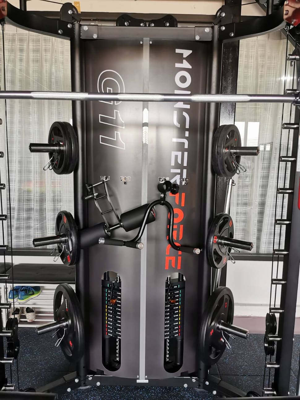 Jammer Arms แจมเมอร์ อาร์ม อุปกรณ์เสริมใช้กับ Smith Machine MONSTER FORCE G11 สมิทแมชชีนG11