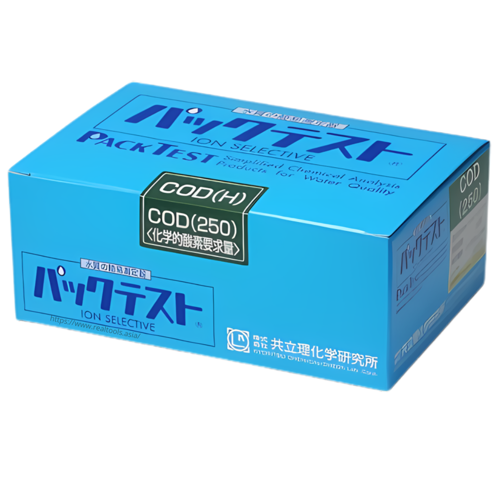 Kyoritsu รหัสสินค้า WAK-COD(H)-2 ชุดทดสอบคุณภาพน้ำซีโอดี,Kyoritsu Packtest COD(Hight range),meas.range:0～250mg/L,(Quantity 50pcs./box)