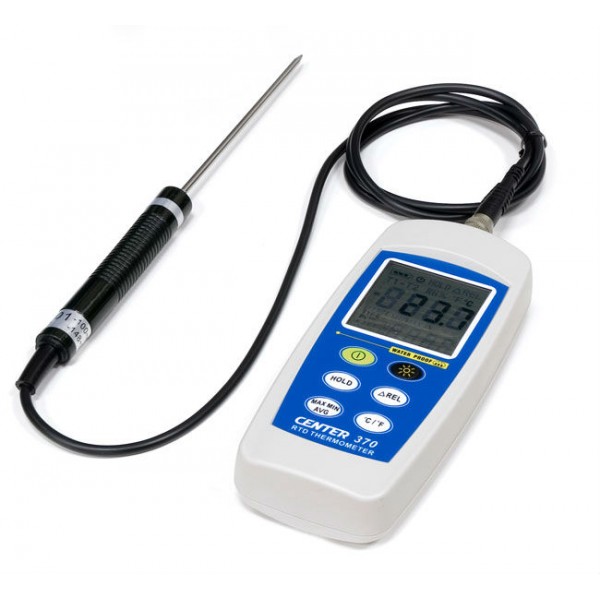 Center รุ่นCENTER-370เครื่องวัดอุณหภูมิกันน้ำ,Waterproof Thermometer CENTER370 Pt100 Resistance Thermometer