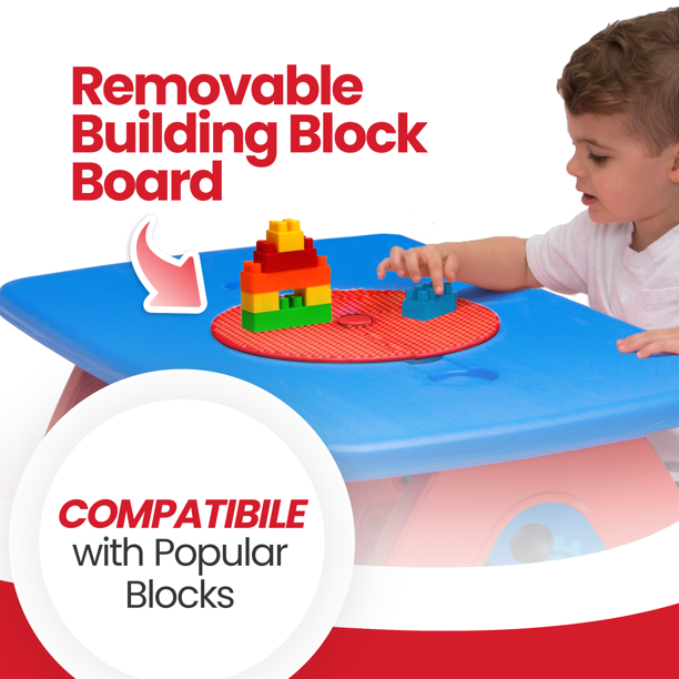 ที่นั่งกิจ โต๊ะปิกนิก Disney Minnie Mouse 4 สองเเบบ พร้อมกระดานสำหรับการสร้างและที่วางแก้วในตัวโดย Delta Children ราคา 4,500 - บาท