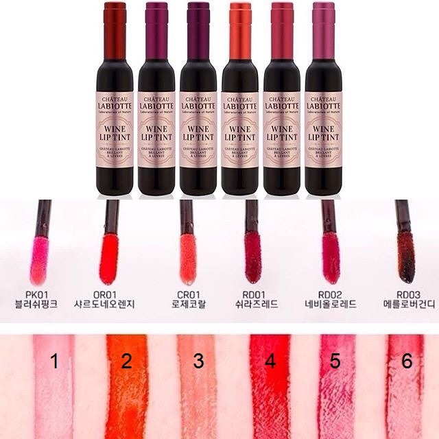 Wine Lip Tint ลิปทิ้นท์ขวดไวน์ โปรโมชั่นสุดคุ้ม