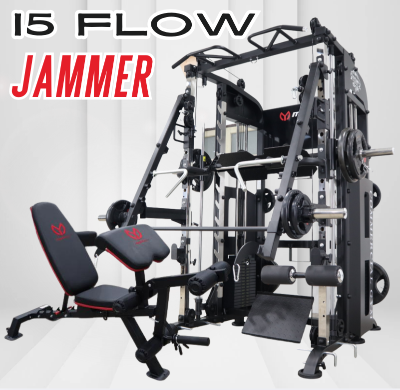 สมิทแมชชีน i5 Flow Jammer arms,+ม้านั่ง819A + แผ่นหุ้มยาง, Fullset, Smith Machine i5 Flow Jammer