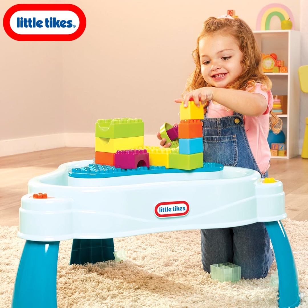นำเข้า 🇺🇸 🌈✨ Little Tikes Build & Splash Water Table พร้อมอุปกรณ์ 25 ชิ้นให้เด็กๆ เพลิดเพลินกับการต่อท่อ ราคา 5,990 บาท