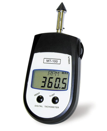 Nidec Shimpo รหัส MT-100 เครื่องวัดความเร็วรอบแบบสัมผัส,Compact handheld contact tachometer