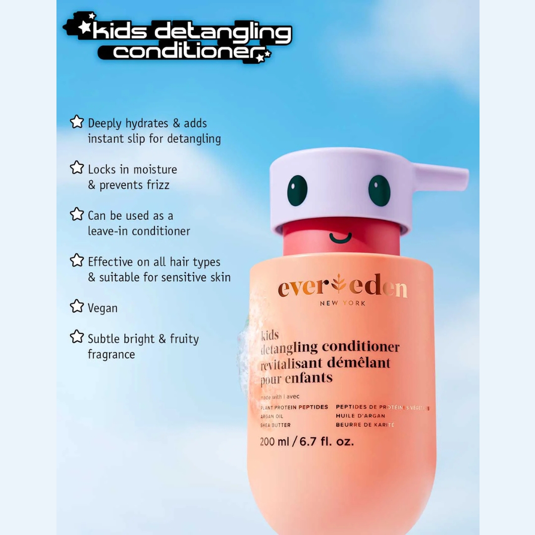 นำเข้า 🇺🇸 🌿✨ ชุด Evereden Kids Routine Bundle ครบ 4ชิ้นเพื่อผิวและผมที่ดี สูตร Clean Beauty อ่อนโยน ปลอดภัยไร้สารเคมี