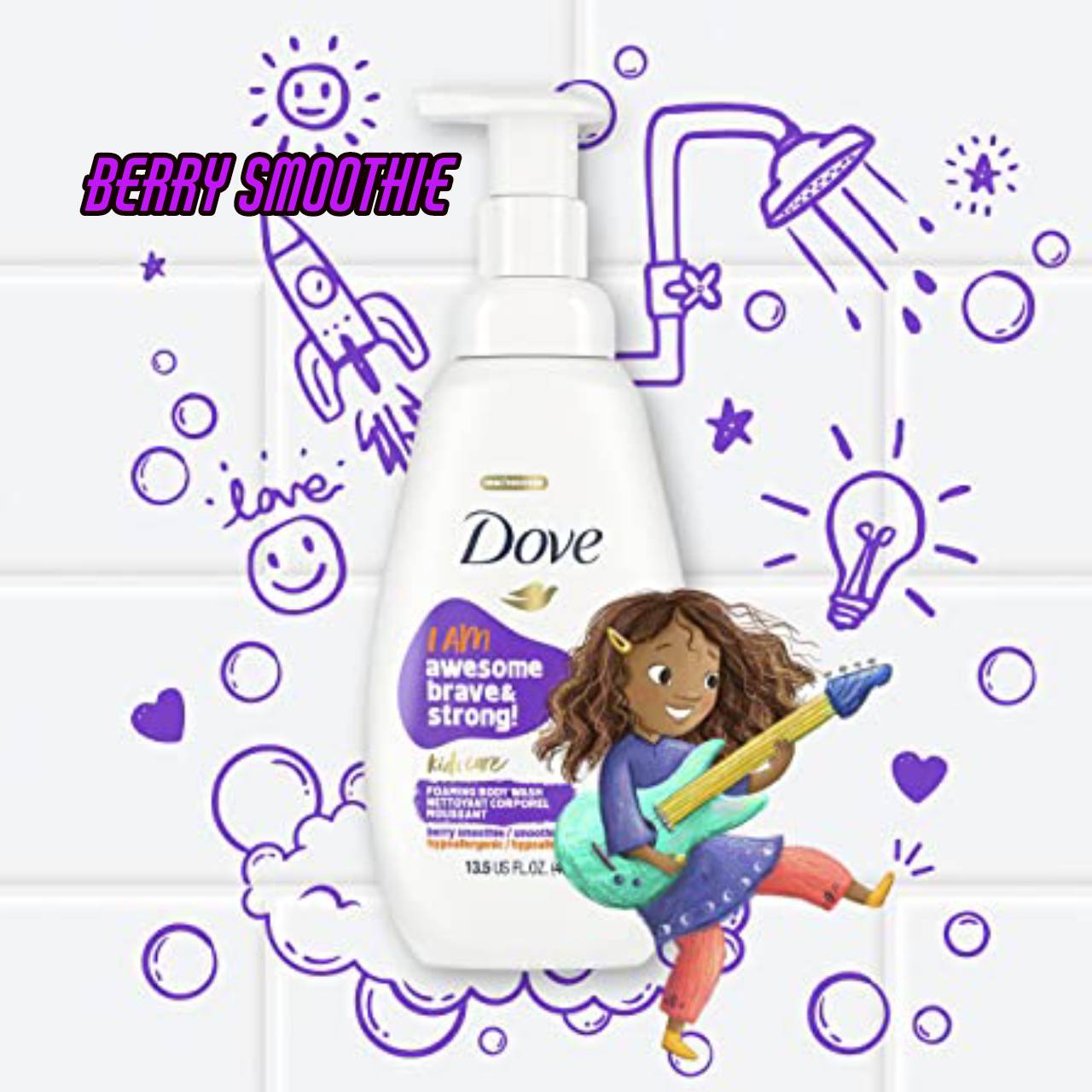 Dove Kids Care Foaming Body Wash วาไรตี้แพ็ค (13.5 fl. oz, 3 pk.) ราคา 1,250.- บาท