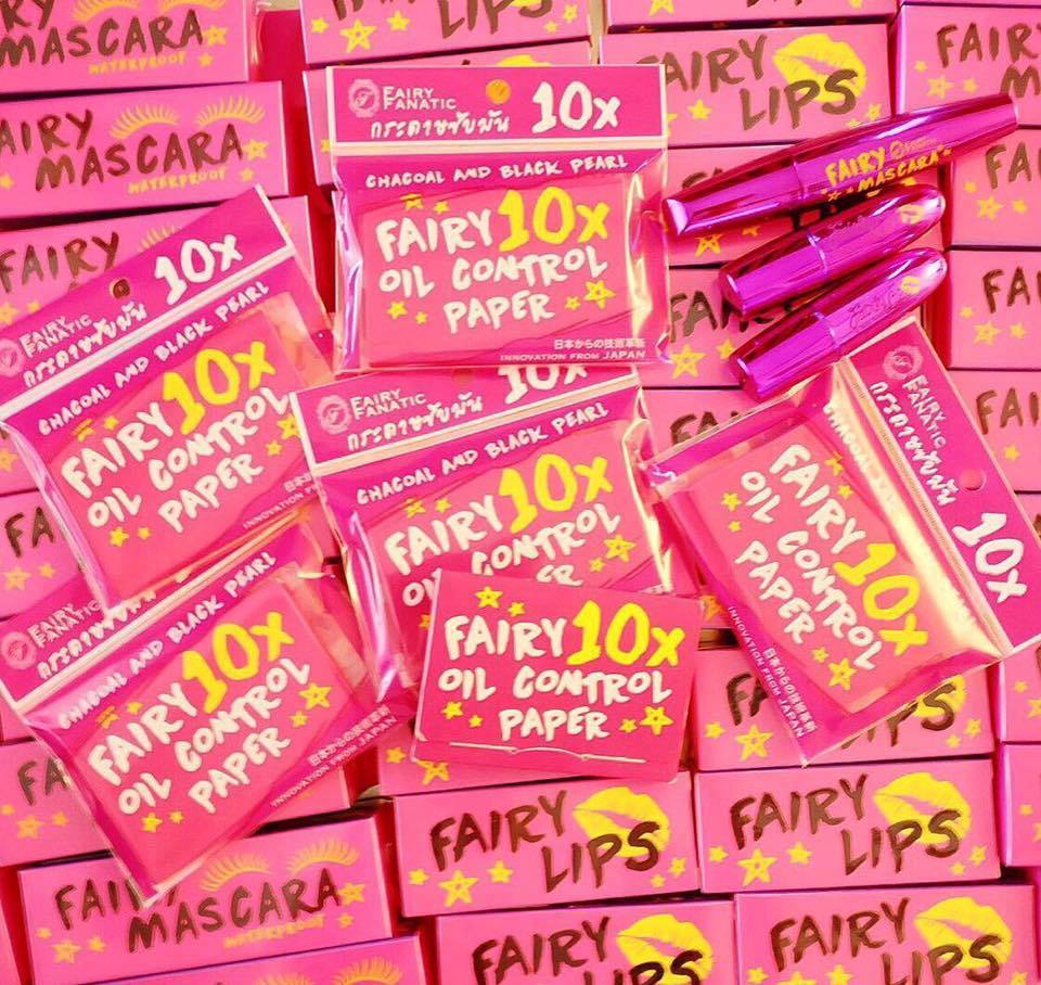 กระดาษซับมันชาโคล (Fairy 10X Oil Control Paper By Fairy Fanatic)