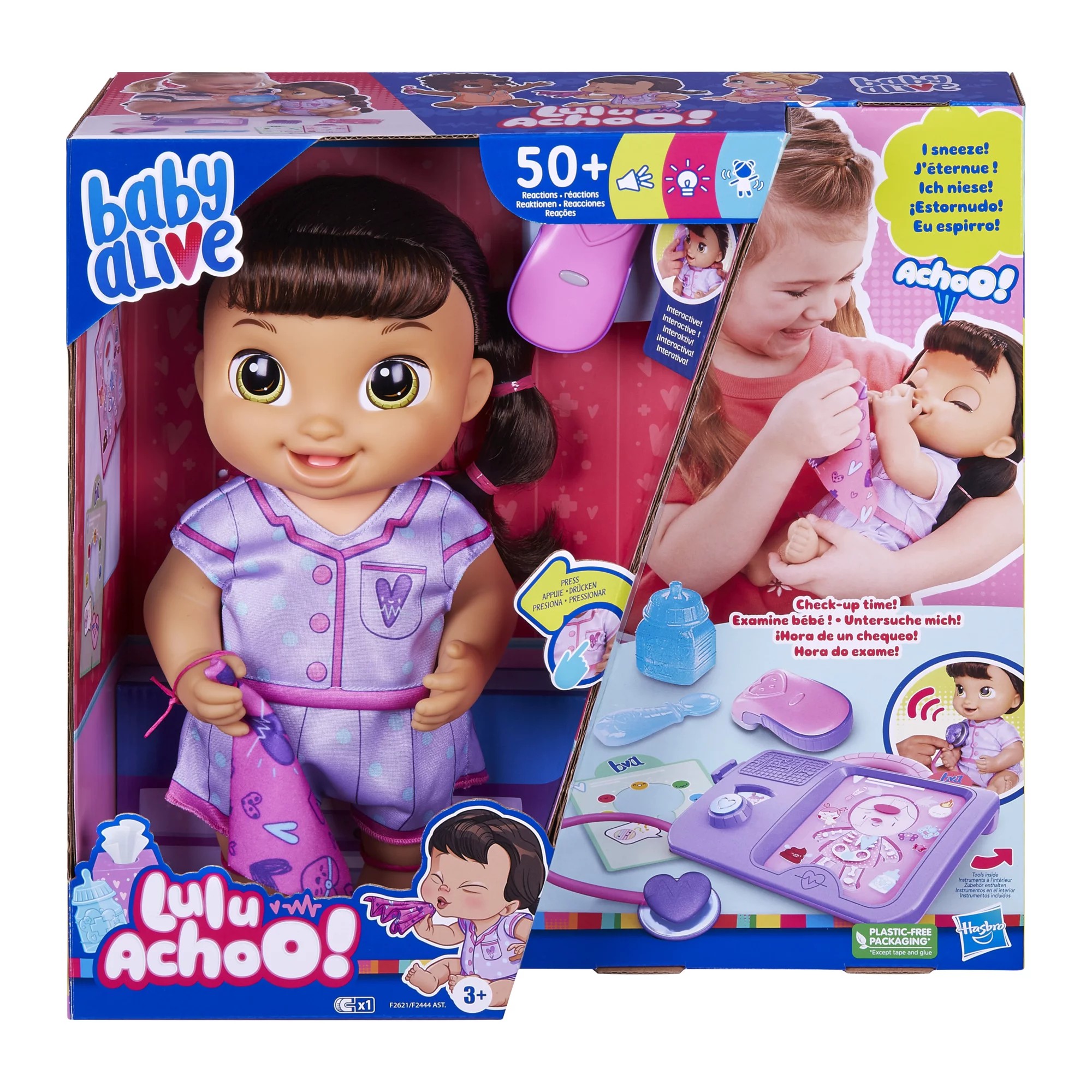 รุ่นใหม่🇺🇸 ตุ๊กตา Baby Alive Lulu Achoo ของเล่นคุณหมอแบบโต้ตอบขนาด 12 นิ้ว ราคา 2,590.- บาท