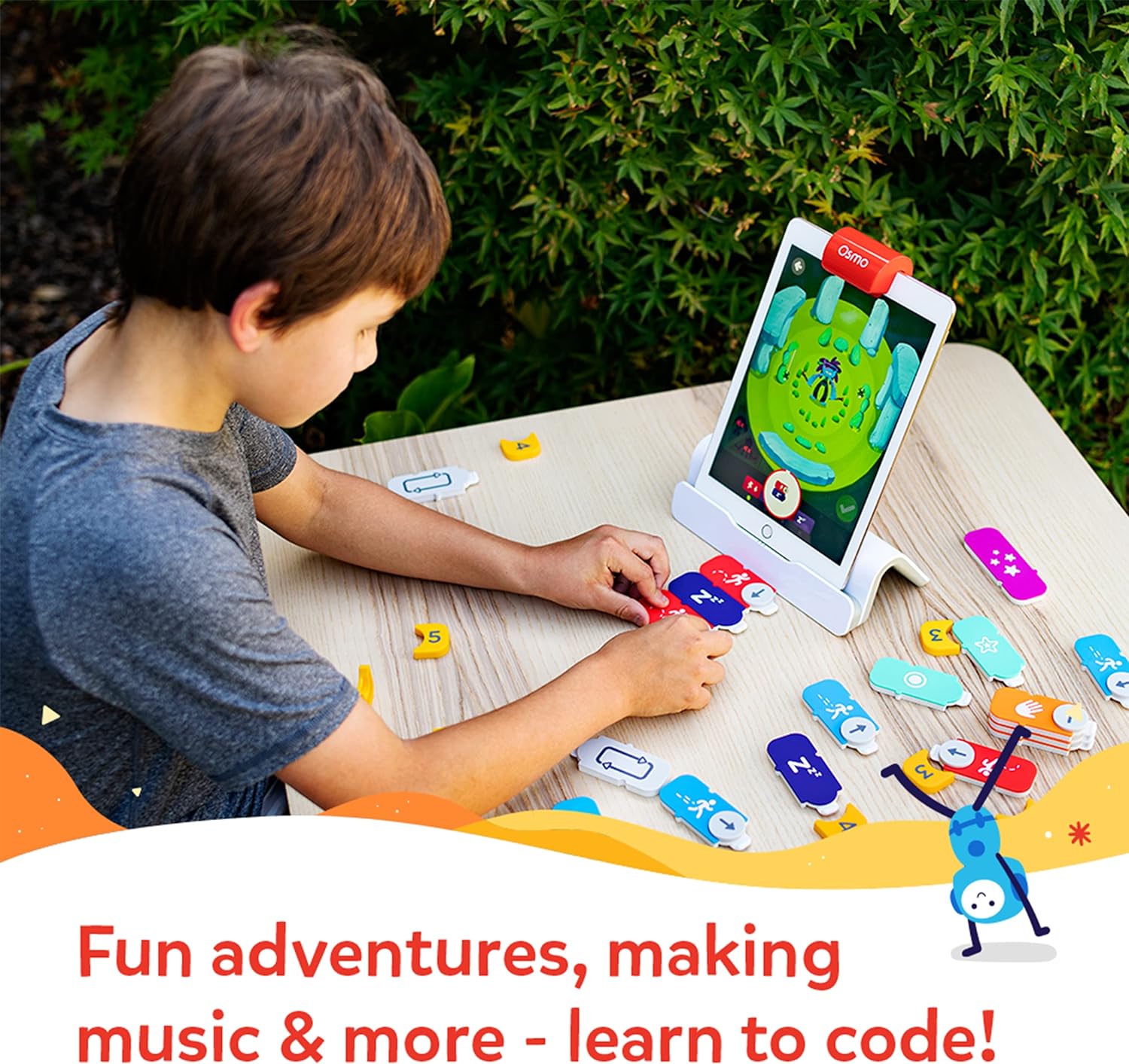 NEW นำเข้า🇺🇸 Osmo - Coding Starter Kit for iPhone & iPad-3 - ชุดเริ่มต้นการเขียนโค้ดสำหรับ iPhone และ iPad-3 เกมการเรียนรู้เพื่อการศึกษา-สำหรับเด็กอายุ 5-10 ปีขึ้นไป ราคา 4,190 บาท
