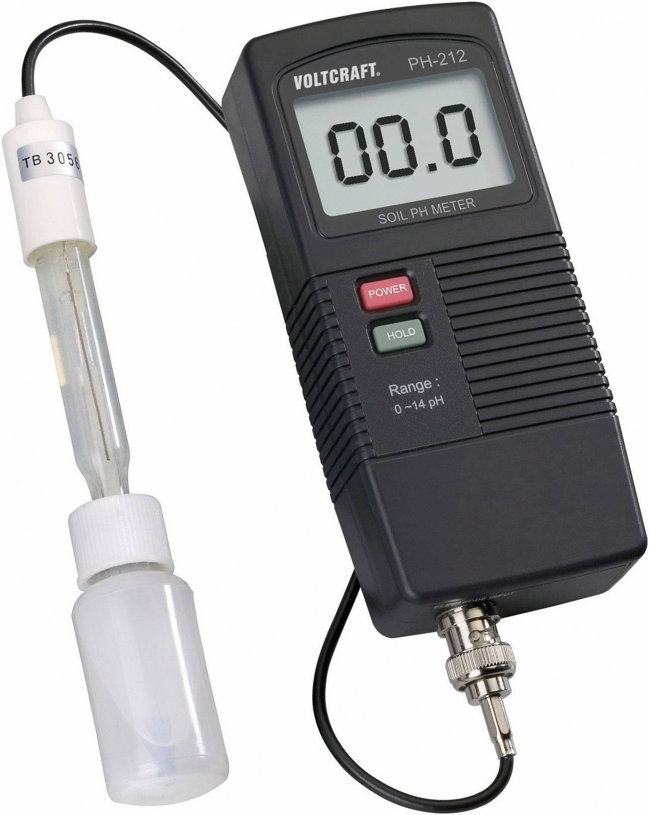 Lutron รุ่นPH-212เครื่องวัดกรด-่ด่างและความชื้นในดินบรรจุในกล่องพลาสติก,Soil pH Meter with Hard Carry Case
