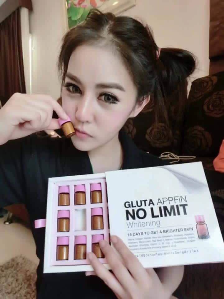 กลูต้าแอพฟิน by ฝนฝน(Gluta APPFIN No Limit Whitening By Fonn Fonn)