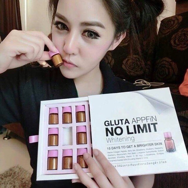 กลูต้าแอพฟิน by ฝนฝน(Gluta APPFIN No Limit Whitening By Fonn Fonn)