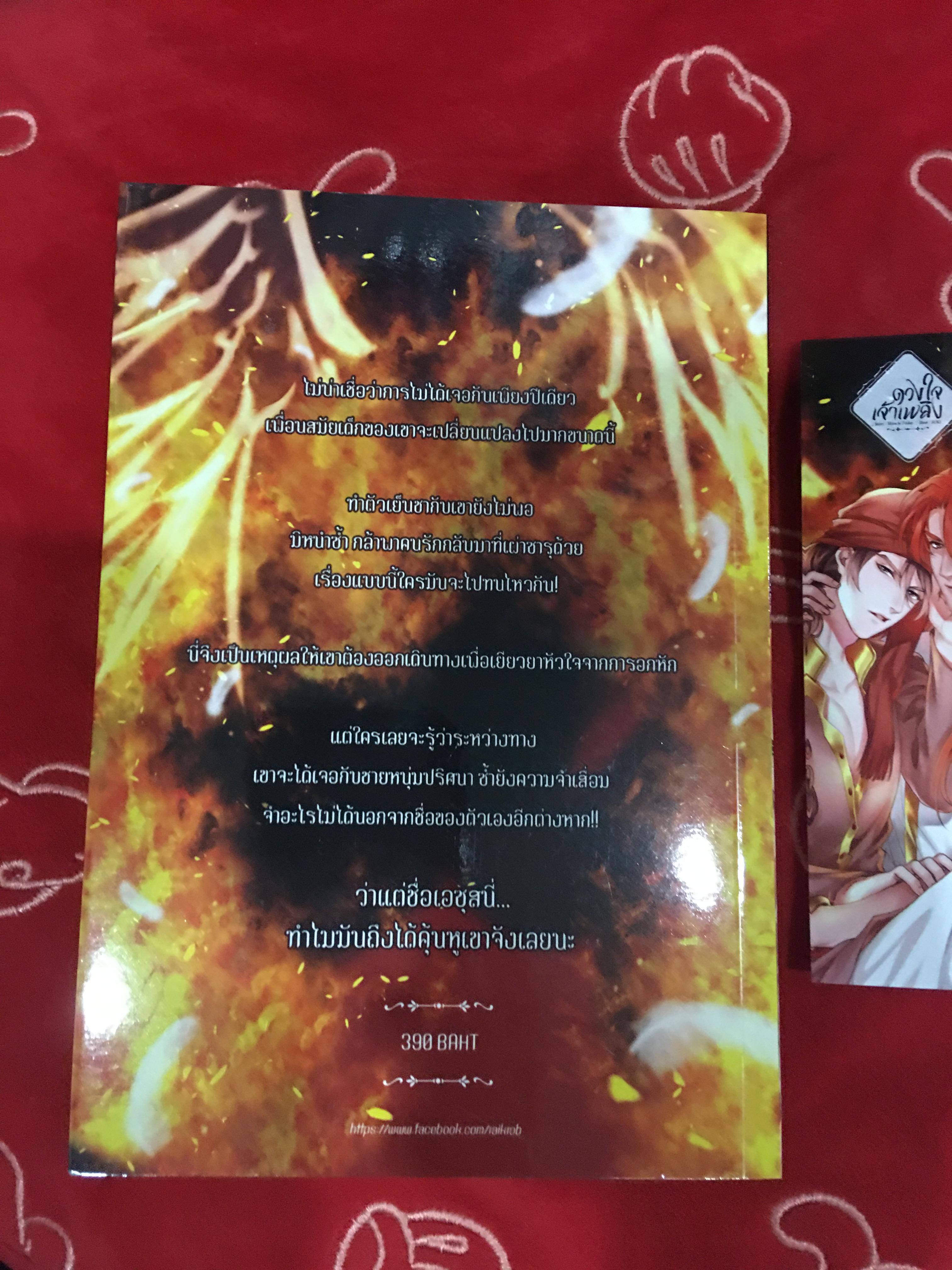 นิยาย ภาพวาดรักในรอยทราย + ดวงใจเจ้าเพลิง