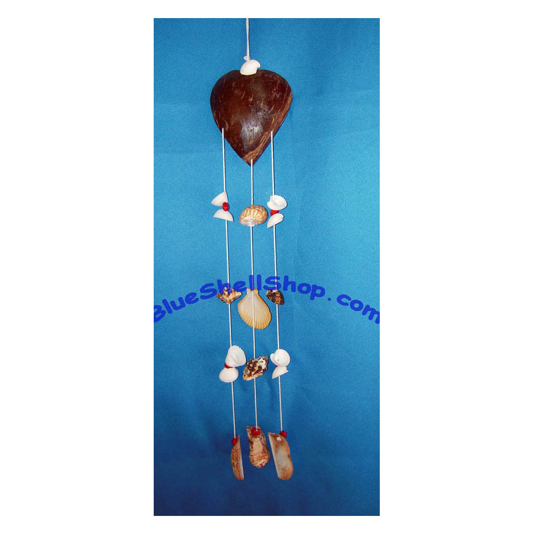 โมบายสามสายหัวกะลาและหัวไม้