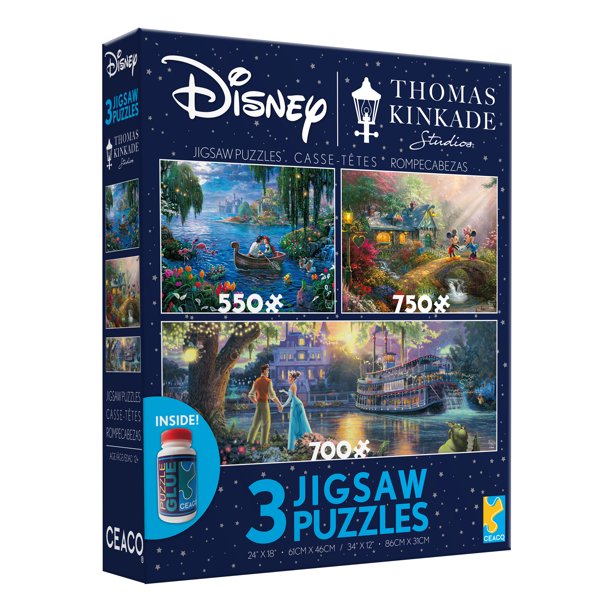 จิ๊กซอว์ Ceaco 3 In 1 – Disney Puzzles - Minnie Mouse, Little Mermaid, Aladdin ราคา 700 บาท
