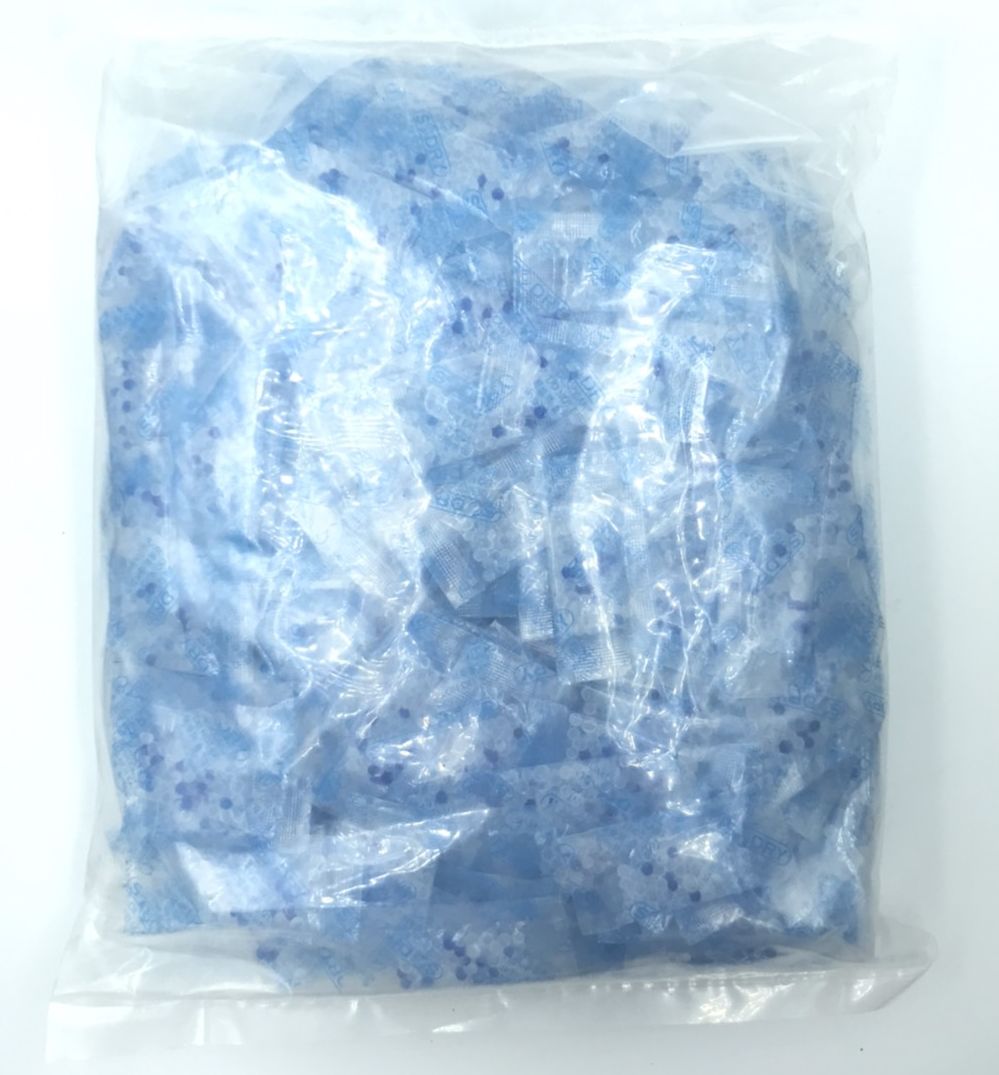 ซองกันชื้น (สีฟ้าขาว) ขนาด 1 กรัม จำนวน 500 ชิ้น ผ่านมาตรฐาน MSDS, Rohs test , MFD free สารดูดความชื้น (ถุงพลาสติก) Silica gel