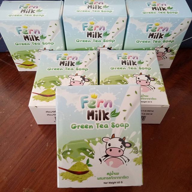 สบู่น้ำนมชาเขียว (Milk Green Tea Soap)
