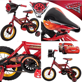 จักรยานคาร์ ขนาด 12 นิ้ว Huffy 12 in. Disney Cars 3 Bike with Race-Ready Tire Case
