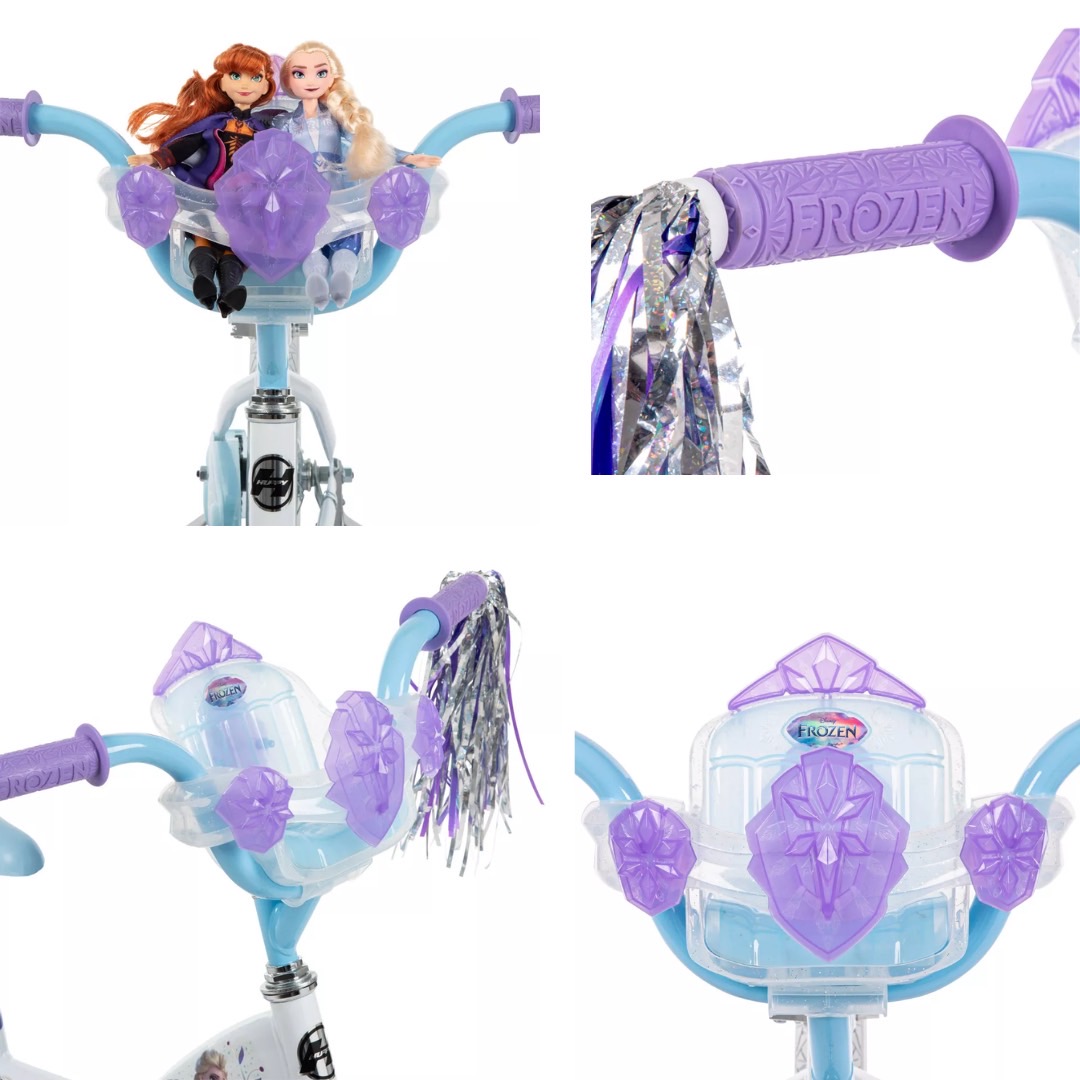 นำเข้า 🇺🇸 ✨Huffy Frozen 16" Kids' Bike - White จักรยานเด็ก เป็นจักรยานลิขสิทธิ์แท้จาก Disney 16 นิ้ว อายุ 4–6 ปี ราคา 5,990 บาท