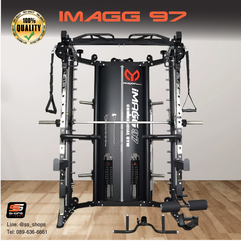 Smith Machine IMAGG 97/PinLoad 118 kg รีวิวสมิทแมชชีน