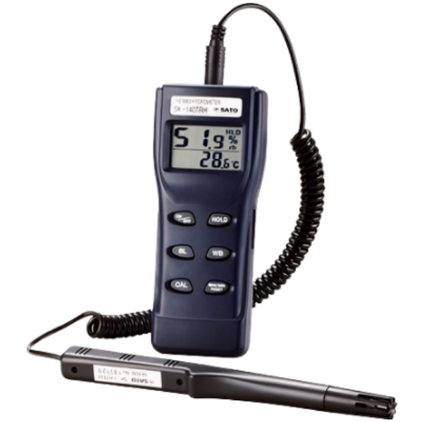 skSATO รุ่นSK-140TRHเครื่องวัดอุณหภูมิและความชื้นสัมพัทธ์,Digital Thermohygrometer,Cat.No.8134-00