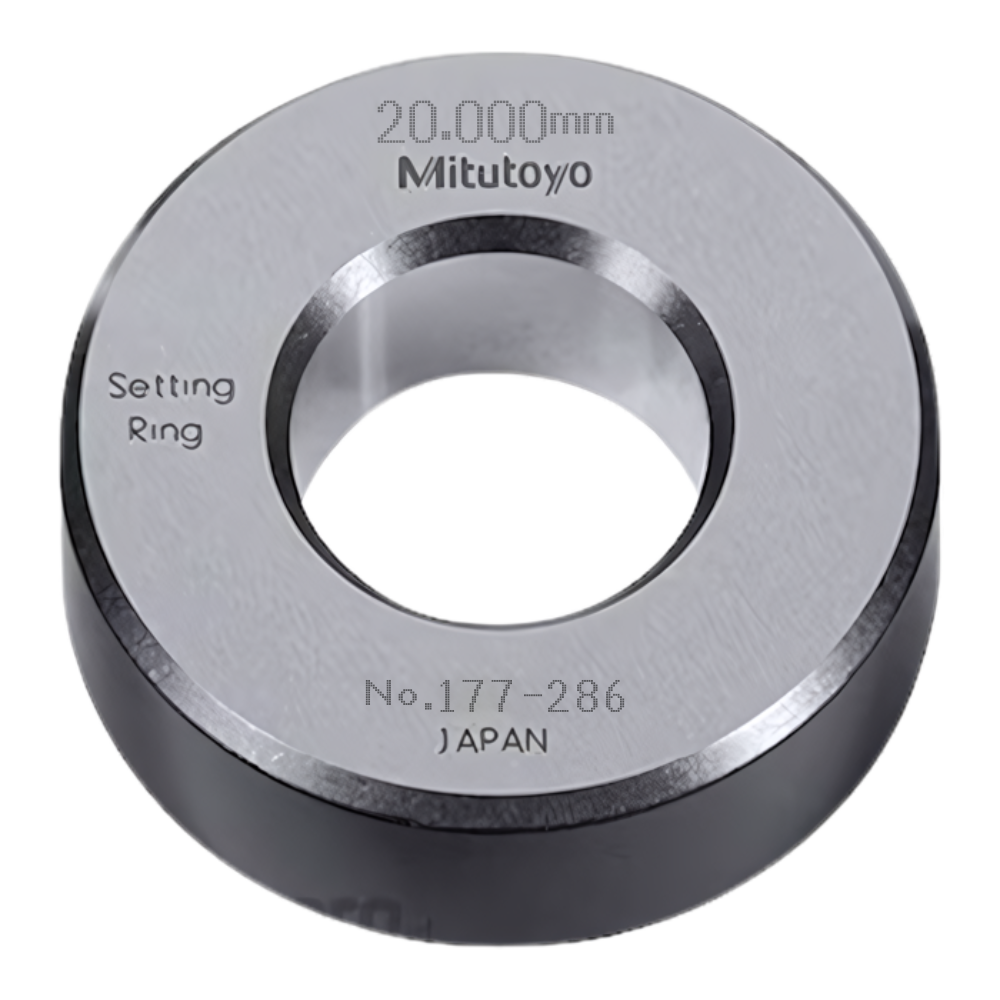 Mitutoyo รหัสสินค้า 177-286 ริงเกจสำหรับตั้งค่าไมโครมิเตอร์วัดใน,Setting ring for Inside micrometers,holtest&dial bore Gages,∅20.00mm,Series177,(177-286)